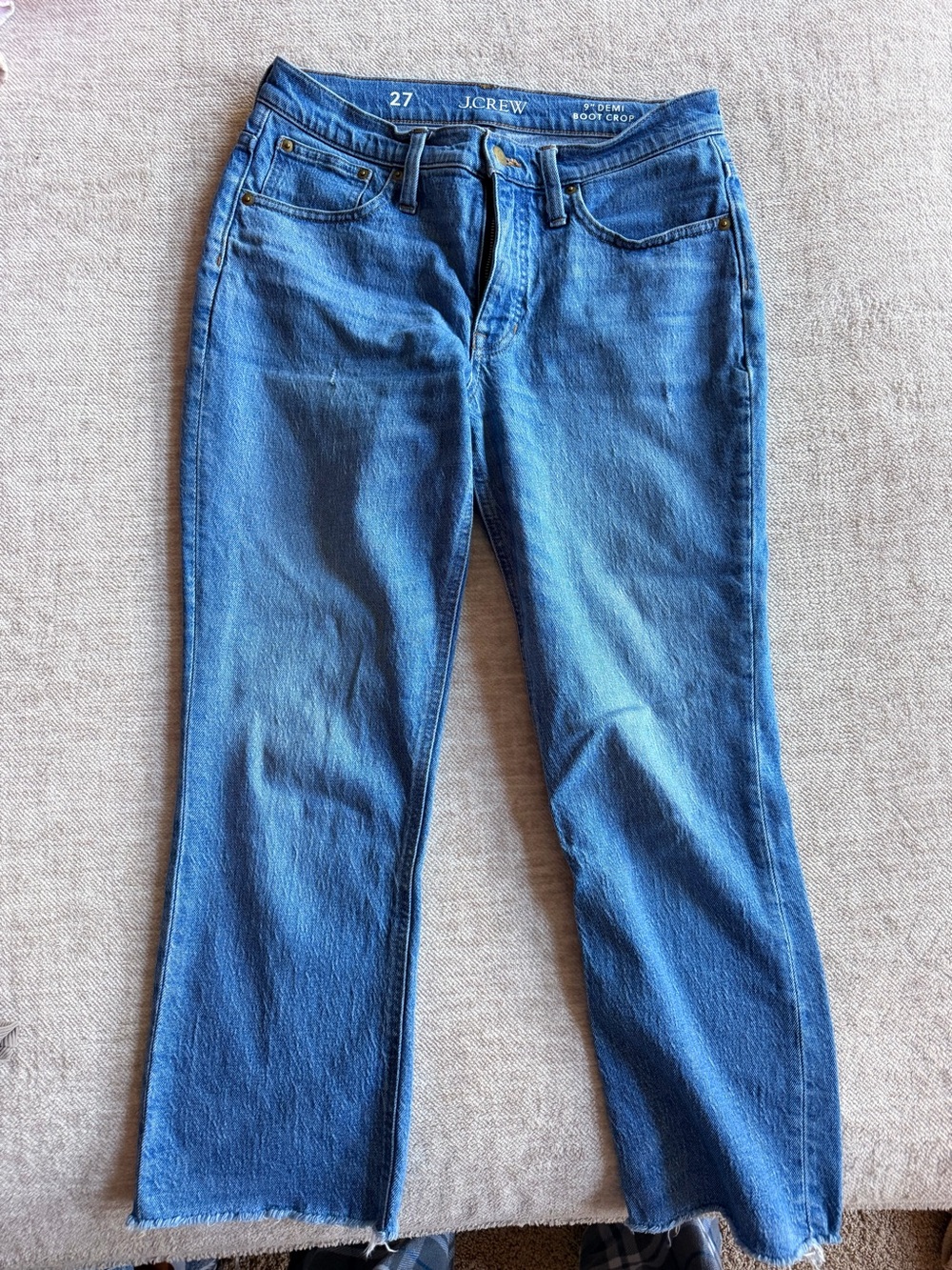 J. Crew Men’s Blue Bootcut Denim Jeans